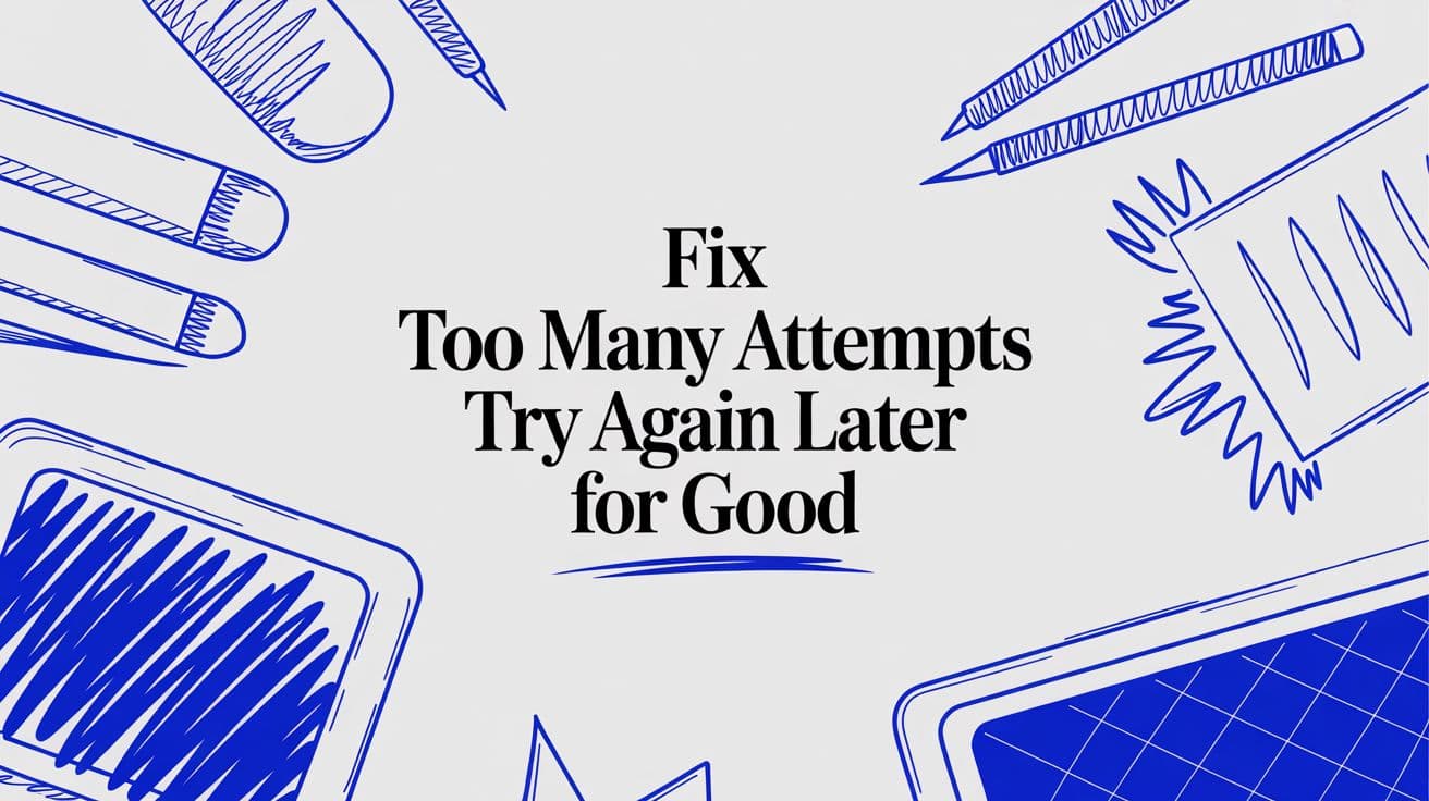 Fix Too Many Attempts Try Again Later Error For Good