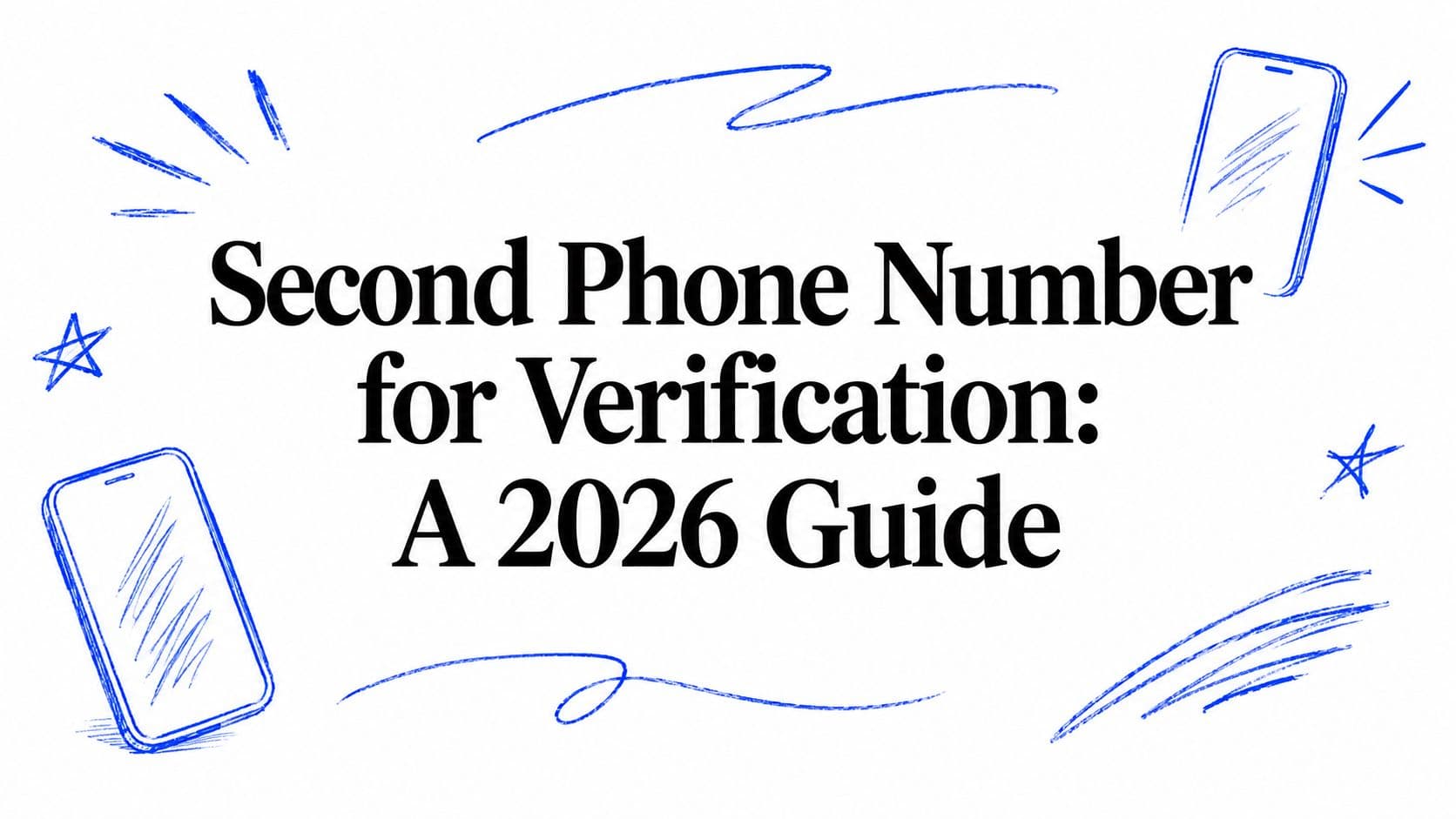 Second Phone Number for Verification: A 2026 Guide